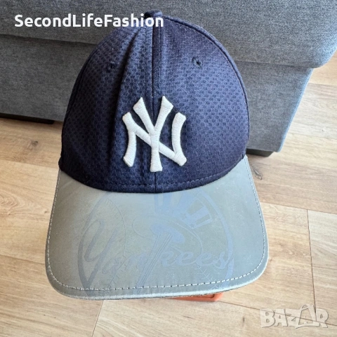 Бейзболна шапка с козирка New Era MLB New York Yankees, регулируема колекционерска 