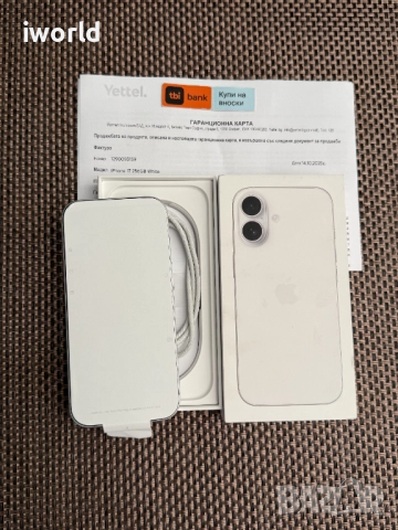 НОВ❗️ 36м ГАРАНЦИЯ❗️ iPhone 17 ❗️ Лизинг от 72лв/м ❗️white❗️ бял, снимка 5 - Apple iPhone - 52664139