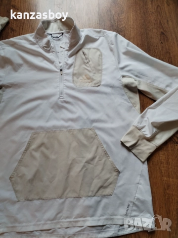 adidas Jacket Fast 1/2 ZIP - мъжка ръннинг ветровка Л, снимка 6 - Спортни дрехи, екипи - 52056269