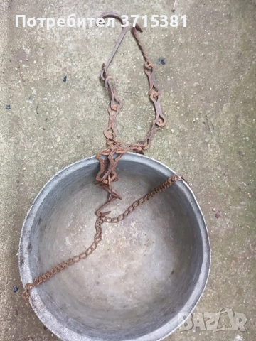 Чувен алуминиев с кована верига, снимка 6 - Антикварни и старинни предмети - 51944984