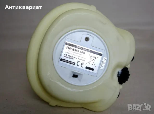 Оригинална Lucasfilm нощна лампа, светеща глава - Star Wars Stormtrooper шлем , снимка 7 - Друга електроника - 49966950