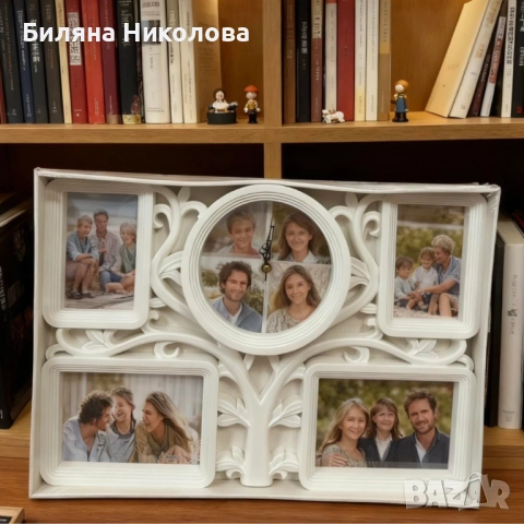 Рамка за снимки с часовник 2 в 1 - Дървото на живота, снимка 2 - Декорация за дома - 52573480