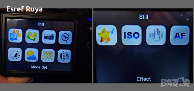 Цифров фотоапарат 4K 64MP 2.8-инчов екран автофокус, 1 батерия 1200 mAh карта 32GB 16X Зоом, снимка 8 - Фотоапарати - 53251910