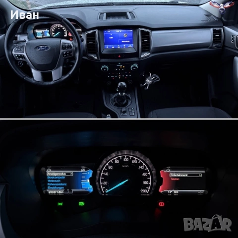 Ford Ranger * 170HP* 4X4* XLT* DOUBLE* 2020г* ПРОБЛЕМ*, снимка 12 - Автомобили и джипове - 53845346