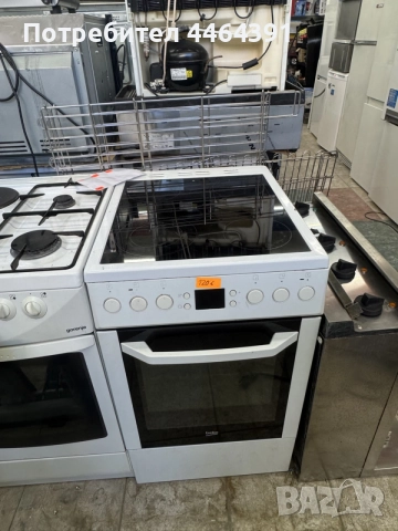 Готварска печка керамични котлони BEKO, снимка 5 - Печки, фурни - 56217649