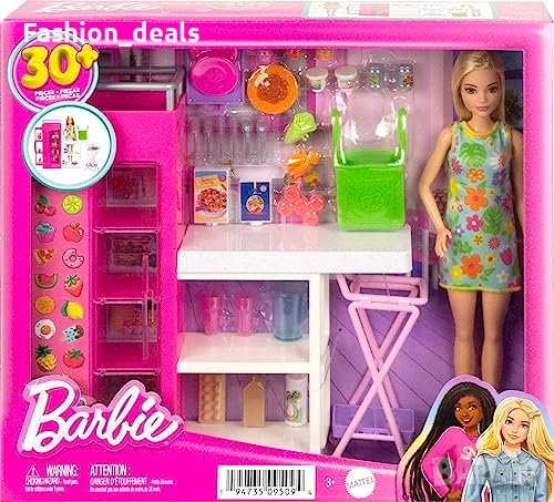 Нов Комплект за игра с кукла Barbie HJV38 куклена къща Детска играчка Барби, снимка 6 - Кукли - 41926813