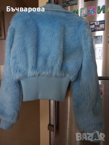 Късо дамско , небесносиньо палтенце на TERRANOVA, снимка 4 - Палта, манта - 39474209