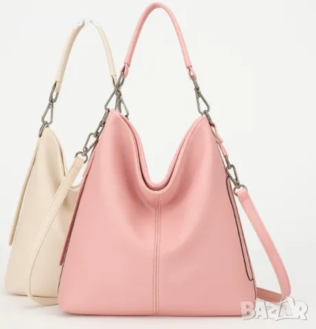 Стилна и практична дамска чанта тип торба, снимка 6 - Чанти - 50160564