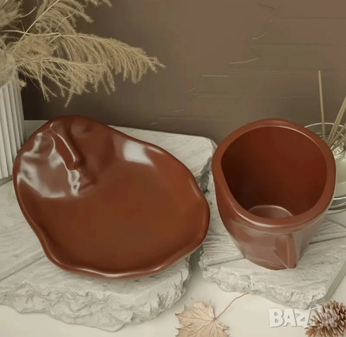 Комплект 2 молда чаша и чинния, снимка 4 - Форми - 51500765