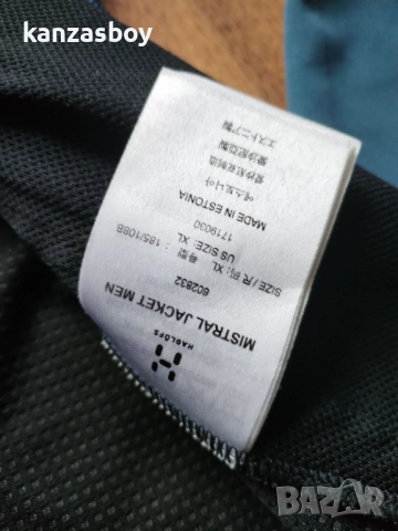 Haglofs Mistral Jacket Men - мъжко Windstopper® яке ХЛ , снимка 10 - Якета - 53452612