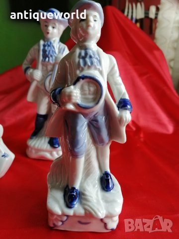 Красиви БАРОКОВИ Порцеланови Статуетки .Фигура , Статуетка, снимка 3 - Антикварни и старинни предмети - 35745014