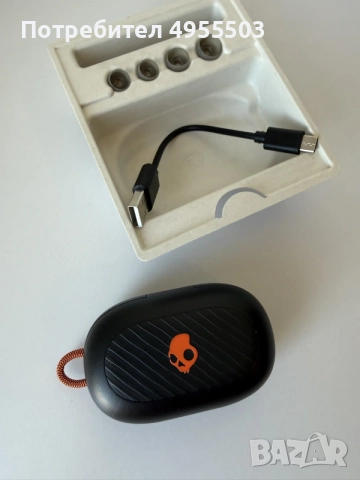 Безжични слушалки SKULLCANDY + подарък, снимка 2 - Слушалки и портативни колонки - 56347340