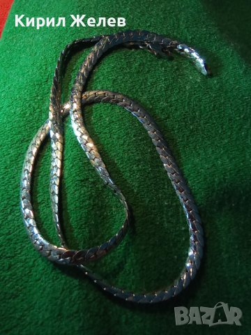 ПОСРЕБРЕН СТИЛЕН ЛАНЕЦ от БЛАГОРОДНА НЕРЪЖДАЕМА СТОМАНА ВЕРИЖКА КЛАСИЧЕСКА ЗДРАВА ПЛЕТКА 27951, снимка 9 - Колиета, медальони, синджири - 37114958