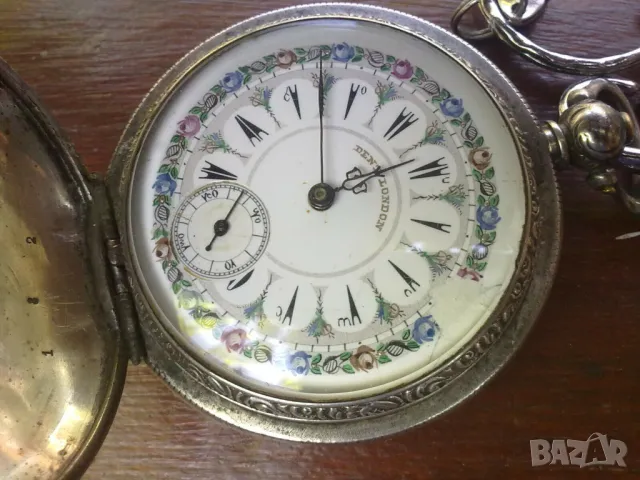 СРЕБЪРЕН ТУРСКИ DENT LONDON, снимка 2 - Антикварни и старинни предмети - 49291160