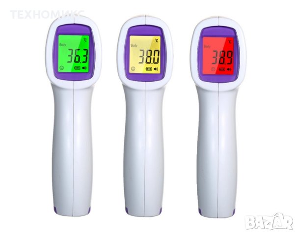 Професионален, Инфрачервен термометър с висока точност за измерване на телесна температура, снимка 4 - Други - 41209572