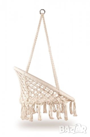Кръгъл хамак-люлка с ресни, снимка 5 - Градински мебели, декорация  - 39870777