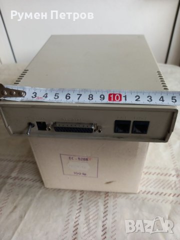 Ретро телефонен модем V34 ZOOM., снимка 4 - Антикварни и старинни предмети - 40506537