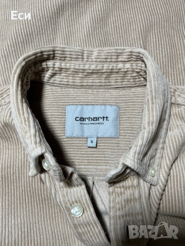 Carhartt Madison Cord мъжка риза от рипсено кадифе (размер S С)  50 лв. / 25.56 €, снимка 7 - Ризи - 53344233