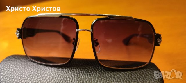 TOP PRICE!!!Слънчеви очила Chrome Hearts HUMMER MBK 63#13-145, снимка 2 - Слънчеви и диоптрични очила - 31549590