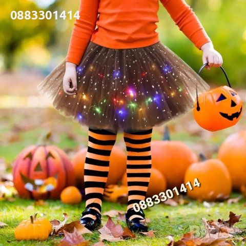 Светеща пола LED детска пола , снимка 8 - Детски рокли и поли - 44391029