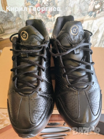 Мьжки кожени маратонки Adidas, снимка 5 - Маратонки - 53765565