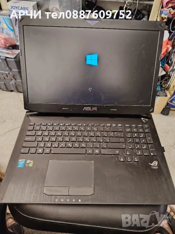17.3 Asus Rog G750`Core i7-4700HQ/Nvidia GTX 870-192 bit/4GB RAM 1TB HDD/Full HD, снимка 9 - Лаптопи за игри - 56069965