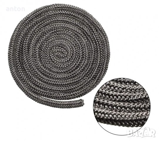 топлоизолационно въже от фибростъкло за камина печка изолация вратите термоустойчиво стъклена вата