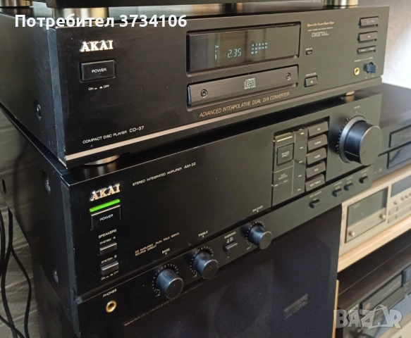 Akai AM-32, CD-37., снимка 6 - Аудиосистеми - 53441692