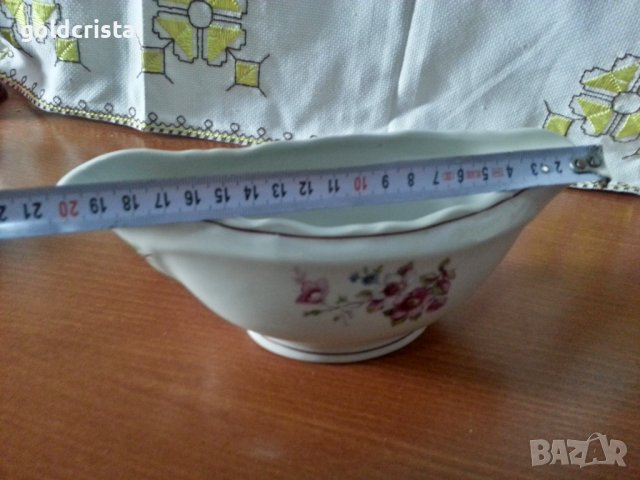 Български порцелан сосиера , снимка 4 - Антикварни и старинни предмети - 42474802