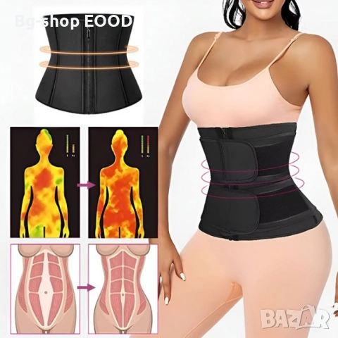 Дамски спортен корсет 3в1 за отслабване стягане и оформяне на талия, снимка 4 - Фитнес уреди - 53743318