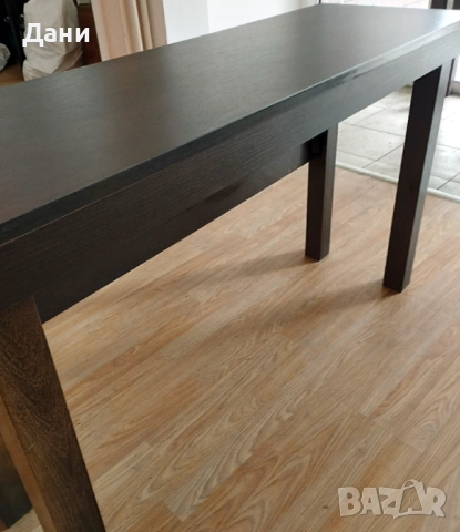 Продавам бюра от дърво - цвят венге - здрави и удобни, снимка 3 - Бюра - 52684943