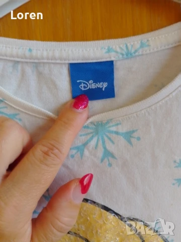 💙⭐Disney⭐💙Детска тениска на Елза , снимка 4 - Детски тениски и потници - 44890448