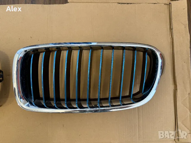 Бъбреци Решетки BMW F30/31 син хром оригинални, снимка 3 - Аксесоари и консумативи - 49962035