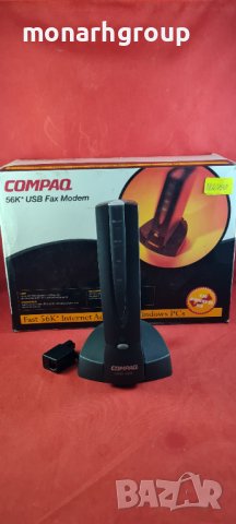 Compaq 56K* USB факс модем, снимка 1 - Рутери - 39297492