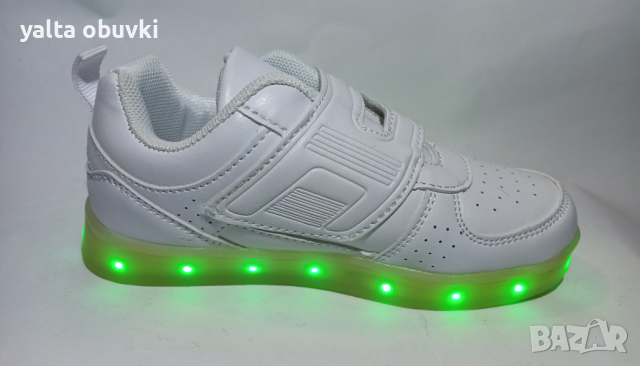 Детски светещи кецове LB-687, LED светлини, USB зарядно, снимка 10 - Детски маратонки - 44759289