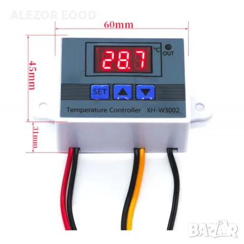 Терморегулатор XH-W 3002, -50 до +110° C, 220 VAC,NTC10K - 100см, 4260, снимка 3 - Друго търговско оборудване - 49007267