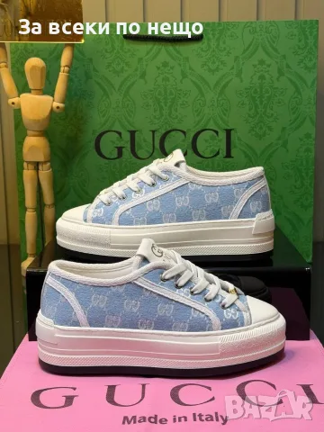 Gucci Дамски Маратонки👟Дамски Спортни Обувки👟Платненки Гучи 37 номер Код E209
