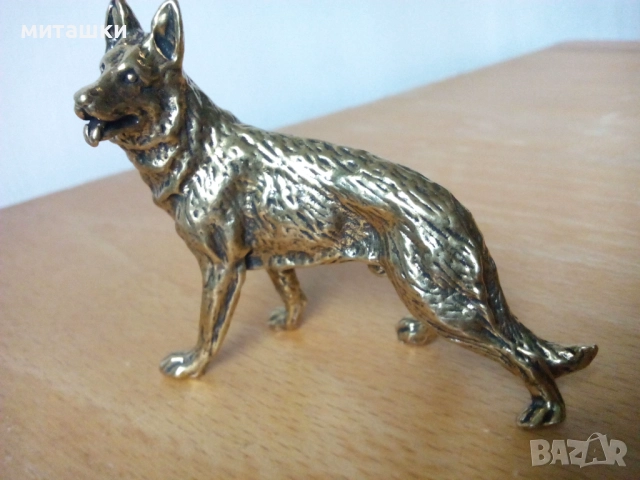 Бронзова статуетка вълчак, снимка 4 - Декорация за дома - 52687209