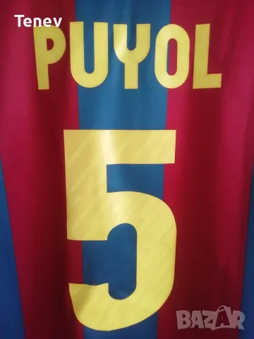 Barcelona Puyol Nike 2010-2011 оригинална тениска фланелка Барселона Карлес Пуйол, снимка 3 - Тениски - 40173797