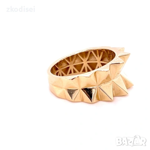 Златен дамски пръстен Cartier 3,88гр. размер:56 14кр. проба:585 модел:36387-3, снимка 2 - Пръстени - 53198001