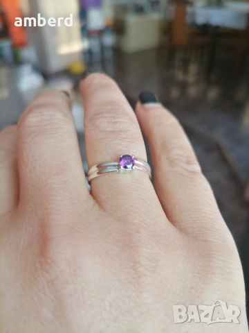 Сребърен пръстен - модел PLR020, снимка 2 - Пръстени - 53676625