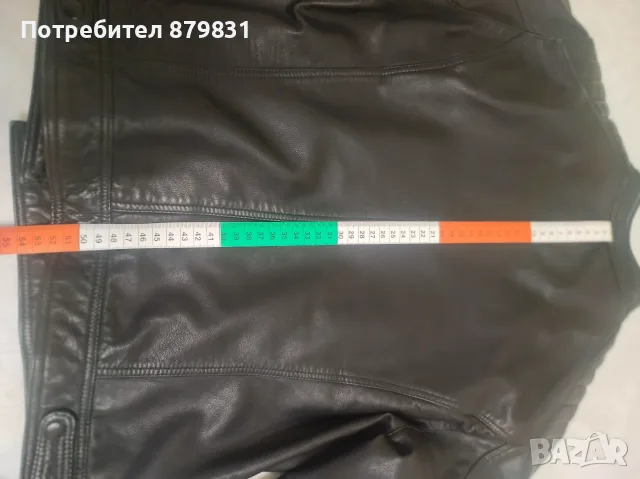  Дамско яке от ЕСТЕСТВЕНА КОЖА / Черно кожено яке, размер M, снимка 6 - Якета - 56241394