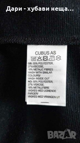 Много тъмно синя блуза със сребриста нишка🍀❤XL❤🍀арт.4193, снимка 5 - Блузи с дълъг ръкав и пуловери - 36295938