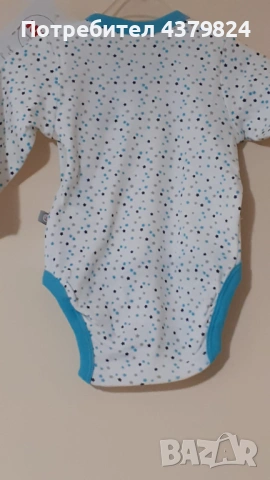 Нови немски бебешки бодита р.56 , с этикет, без никакви забележки, 100% памук, снимка 9 - Бодита за бебе - 53467944