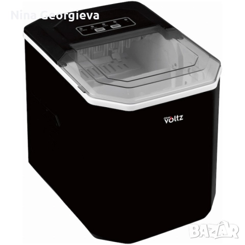 Ледогенератор Voltz, 100W~120W, 12кг./24ч., 1.3л., Черен или бял, снимка 3 - Други - 52859844