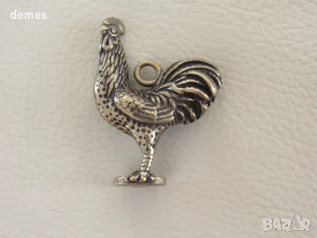 Будистки ключодържател от бронз-петел, Монголия, снимка 3 - Колекции - 48263573