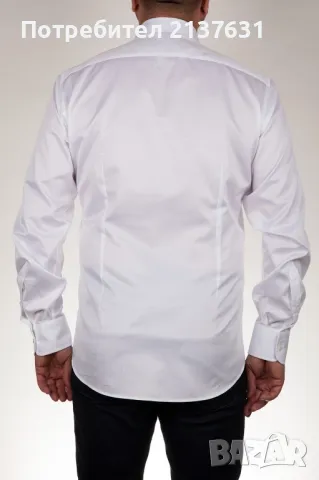 НОВА с етикет МЪЖКА БЯЛА РИЗА Размер XL , снимка 2 - Ризи - 49733872