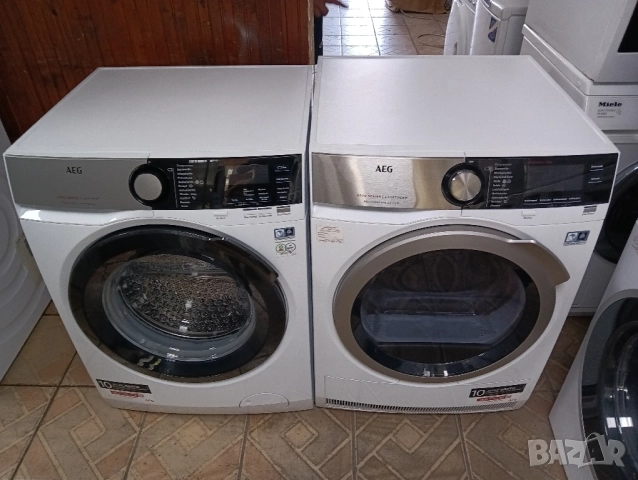 Комплект пералня и сушилня Аег Aeg с две години гаранция!, снимка 13 - Перални - 51674424