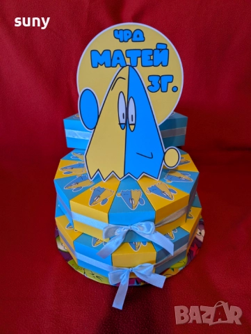 Картонена торта Магьосникът Олино , снимка 2 - Други - 51698860