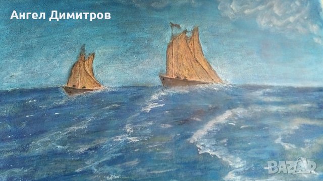 Хлебаров картина смесена техника , снимка 7 - Картини - 41359682